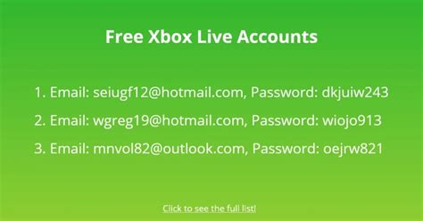 Is Xbox Live account free?