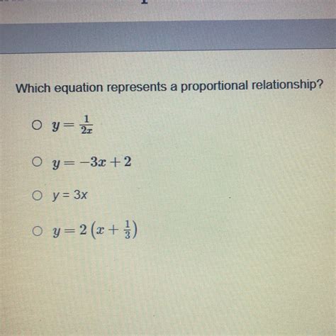 Is Y =- 1 2x proportional?