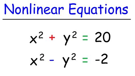 Is Y =- 4x linear or nonlinear?