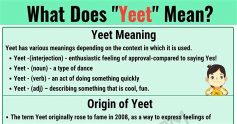 Is YEET Old English?