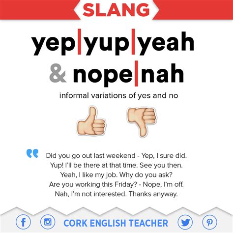 Is Yep a slang word?