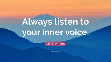 Is Your inner voice always right?