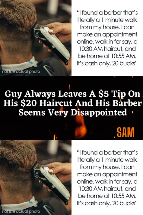 Is a $5 tip good for a $20 haircut?