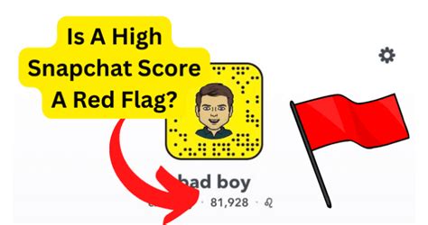 Is a 100000 Snap score a red flag?