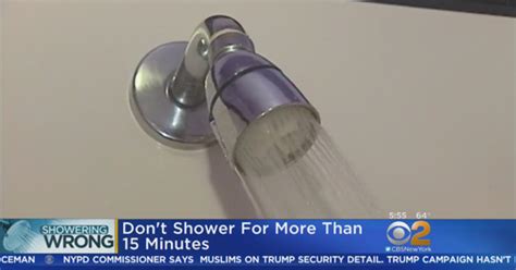 Is a 45 minute shower too long?