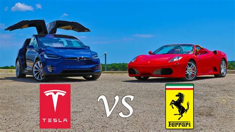 Is a Ferrari faster than a Tesla?