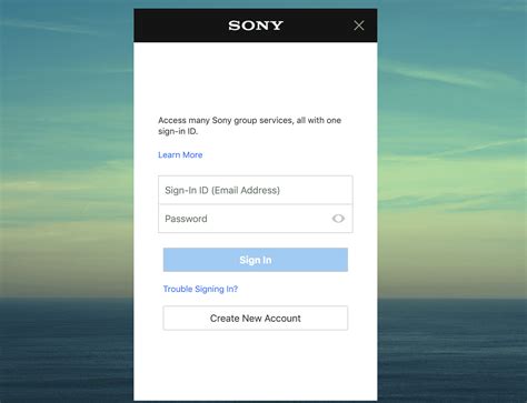 Is a Sony account free?