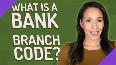 Is a bank code a branch code?