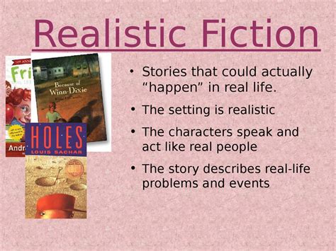 Is a biography a realistic fiction?