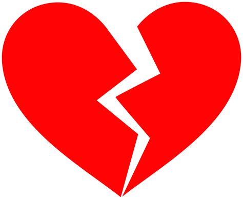 Is a broken heart a symbol?