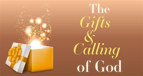 Is a calling a gift from God?