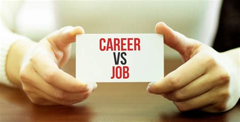 Is a career just a job?