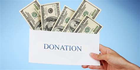 Is a donation in-kind or cash?