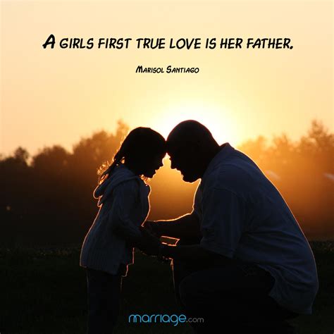 Is a girls first love her dad?