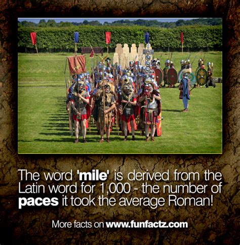 Is a mile 1000 Roman paces?