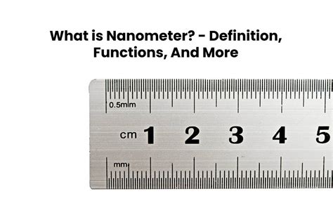 Is a nanometer 1 million of a meter?