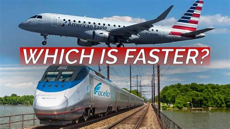 Is a plane or train faster?