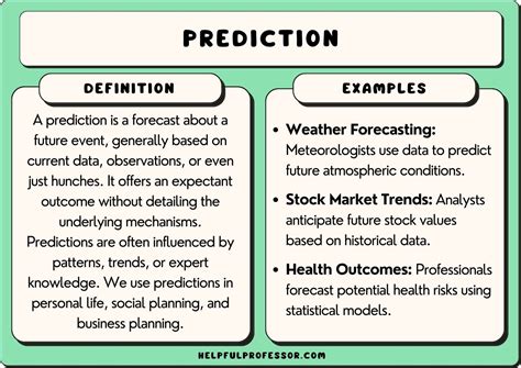 Is a prediction an estimate?