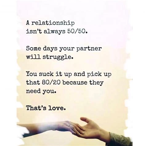 Is a relationship always 50 50?