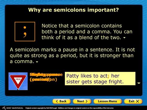 Is a semicolon stronger than a period?