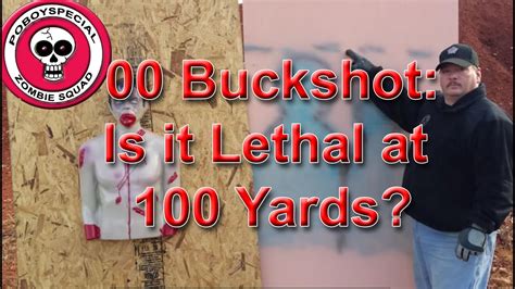 Is a shotgun lethal at 100 yards?