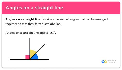 Is a straight angle just a line?