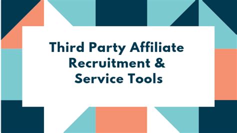 Is a third party an affiliate?