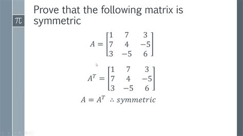 Is a transpose symmetric?