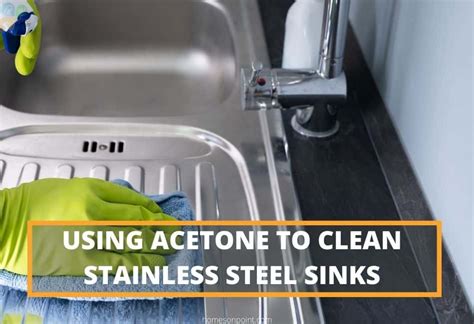 Is acetone OK on stainless steel?
