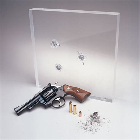 Is acrylic glass bullet proof?