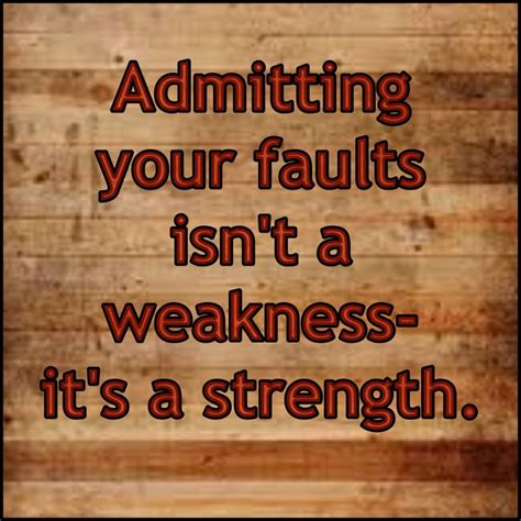 Is admitting weakness strength?
