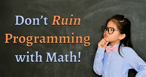 Is algebra enough for programming?