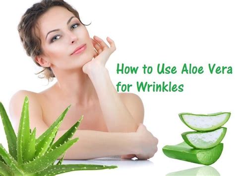 Is aloe vera good for neck wrinkles?