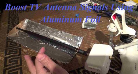 Is aluminum foil a good antenna?
