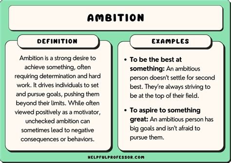 Is ambition a strength?