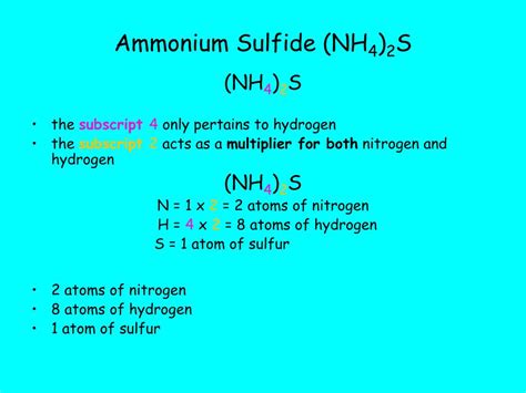 Is ammonium sulfide toxic?