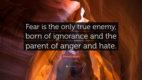 Is anger born from fear?