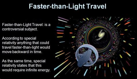 Is anything theoretically faster than light?