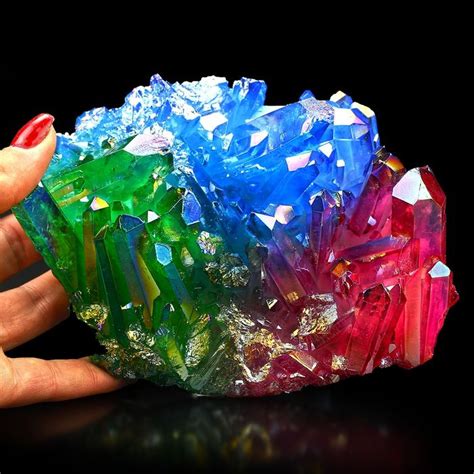 Is aura quartz man made or natural?