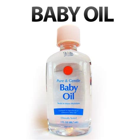 Is baby oil the same as pig oil?