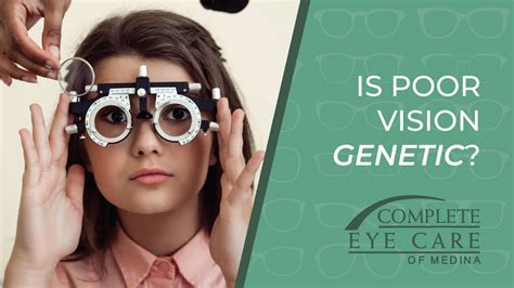 Is bad eyesight genetic?