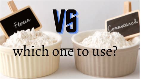 Is baking flour and cornstarch the same thing?