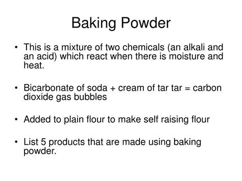 Is baking powder activated by heat or moisture?