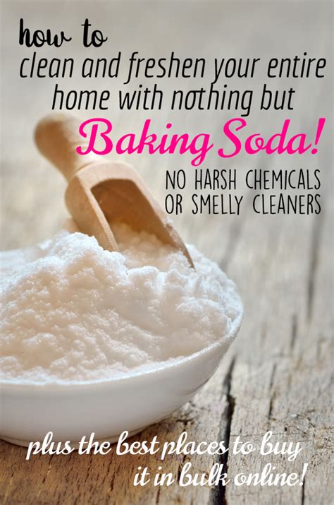 Is baking soda a harsh chemical?