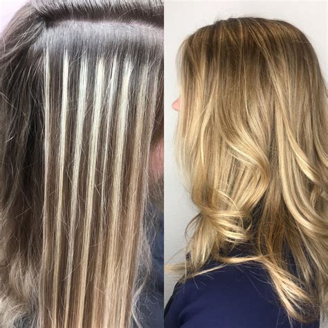 Is balayage done with foils?