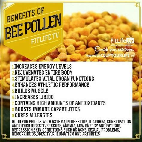 Is bee pollen good for bodybuilding?