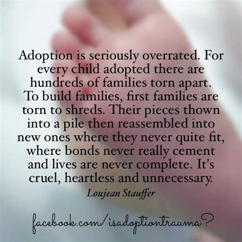 Is being adopted as a baby traumatic?