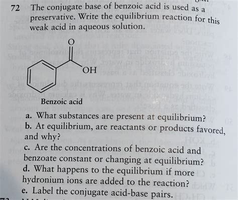 Is benzoic acid or base?