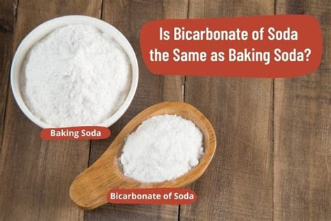 Is bicarbonate same as baking soda?