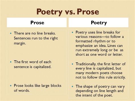 Is biography a prose or poetry?